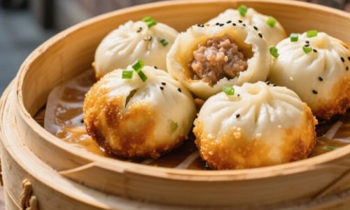 pan-fried dumplings pan-fried dumplings